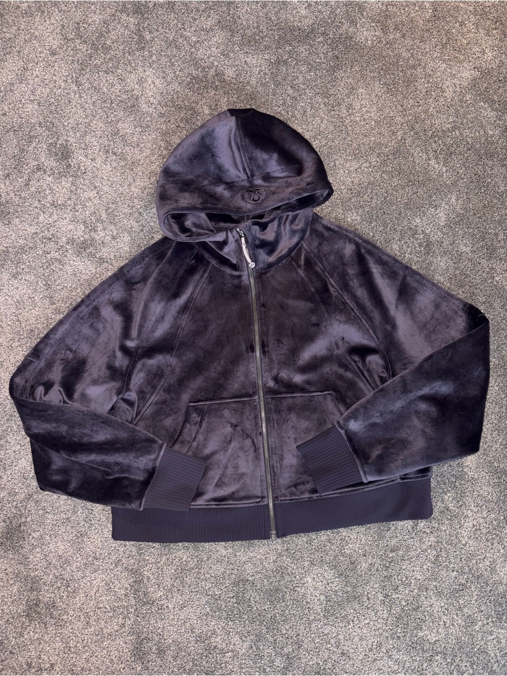 lululemon athletica Velvet Zip Hoodie Jacket - Purple